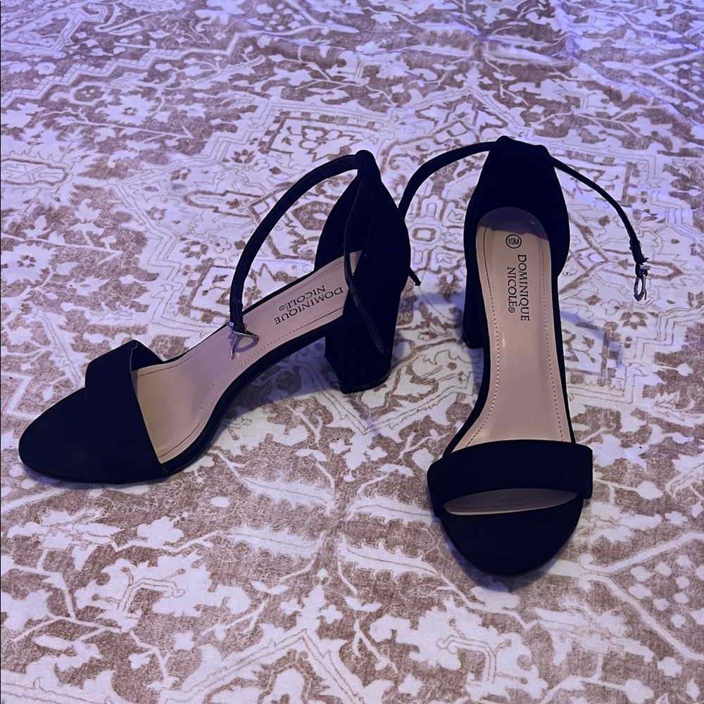 Dominique Elegant Black Heels